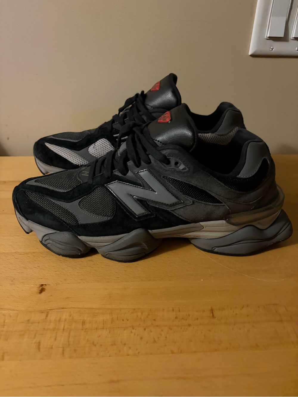 New Balance 9060 Sneakers In Black/Castlerock U9060BLK Sz Men's 13/Women's 14.5